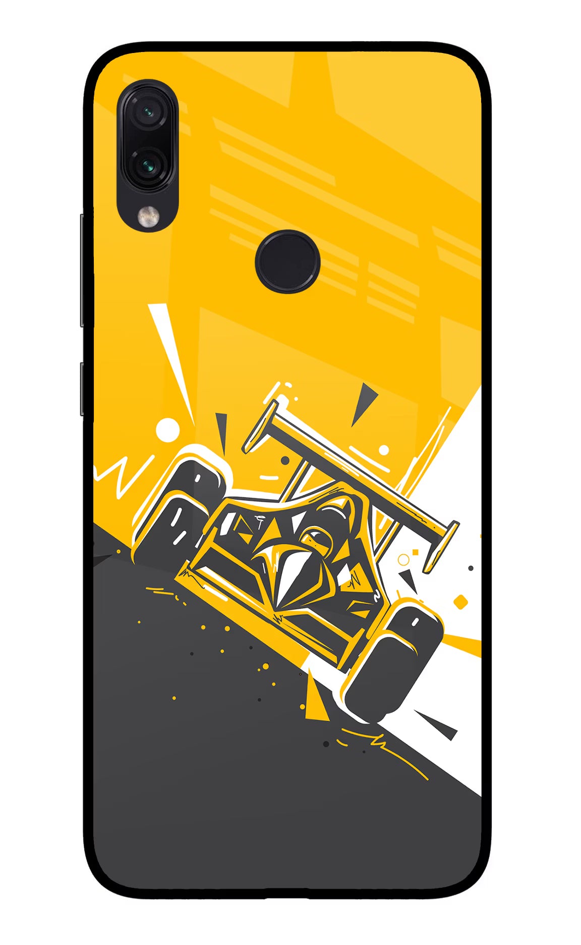 Track King Redmi Note 7S Glass Case