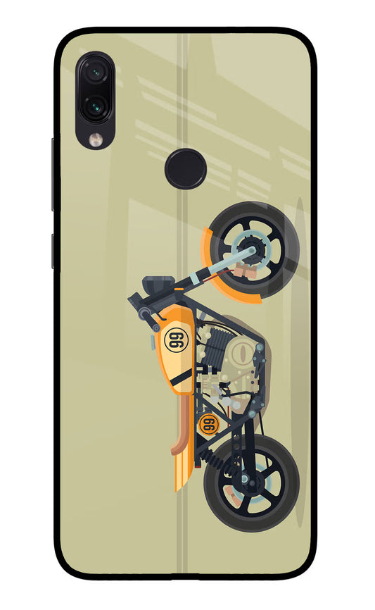 Vertical Speedster Redmi Note 7S Glass Case