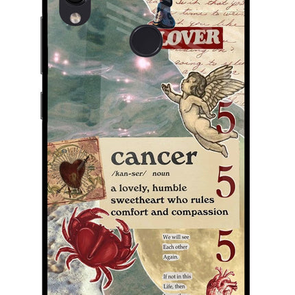 Cancer Zodiac Redmi Note 7S Glass Case
