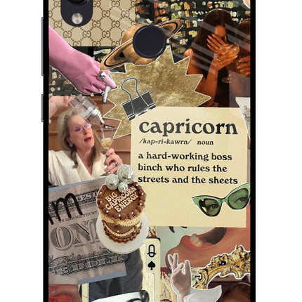 Capricorn Zodiac Redmi Note 7S Glass Case