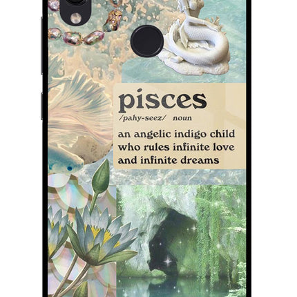 Pisces Zodiac Redmi Note 7S Glass Case