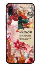 Sagittarius Zodiac Redmi Note 7S Glass Case