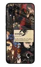 Scorpio Zodiac Redmi Note 7S Glass Case