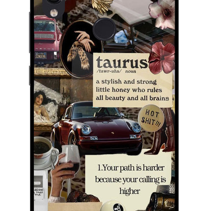 Taurus Zodiac Redmi Note 7S Glass Case