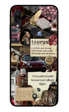 Taurus Zodiac Redmi Note 7S Glass Case