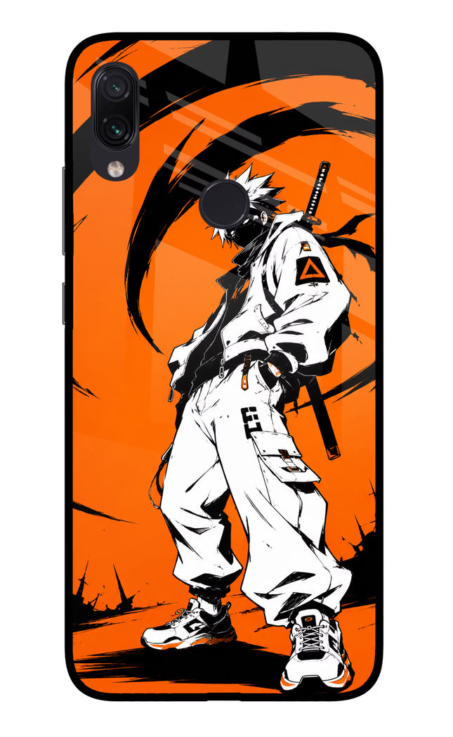 Street Samurai  Redmi Note 7S Glass Case