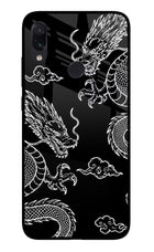 Twin Dragons Redmi Note 7S Glass Case