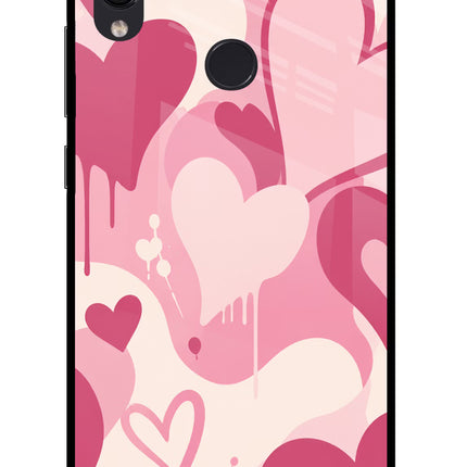 Hearty case Redmi Note 7S Glass Case