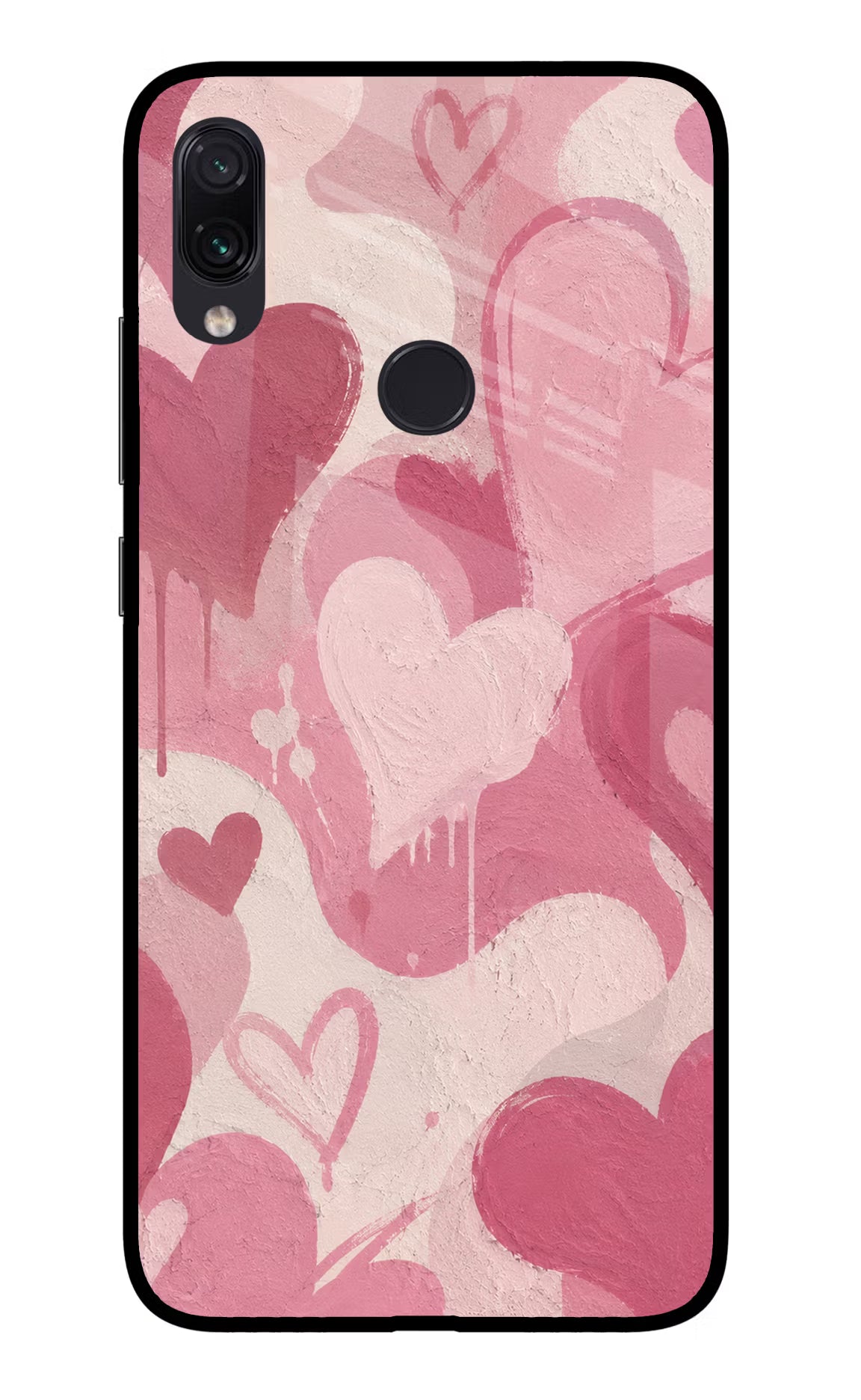 Hearty case Redmi Note 7S Glass Case