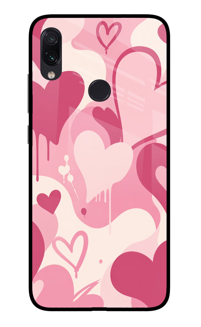 Hearty case Redmi Note 7S Glass Case