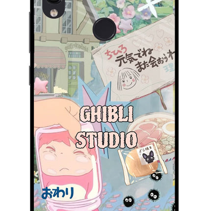 Studio Ghibli Redmi Note 7S Glass Case