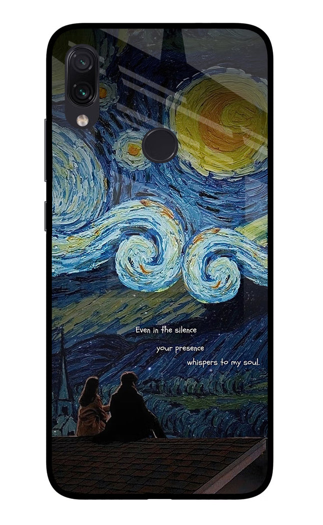 Softcore Redmi Note 7S Glass Case Back Cover by Casekaro