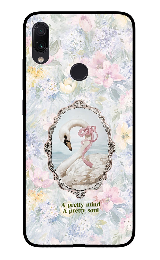Pretty Mind Pretty Soul Redmi Note 7S Glass Case