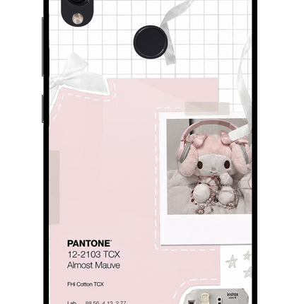 Pantone Asthetic Redmi Note 7S Glass Case Back Cover by Casekaro