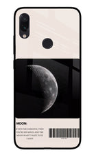 Moon Phase Redmi Note 7S Glass Case