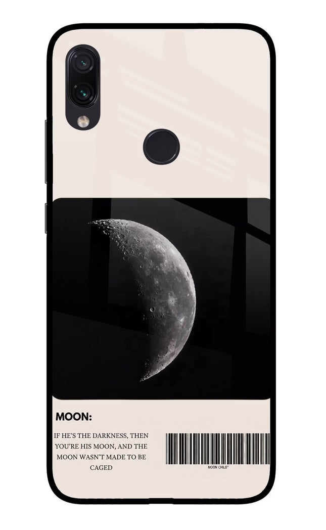 Moon Phase Redmi Note 7S Glass Case