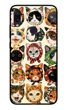 Cool Cat Redmi Note 7S Glass Case
