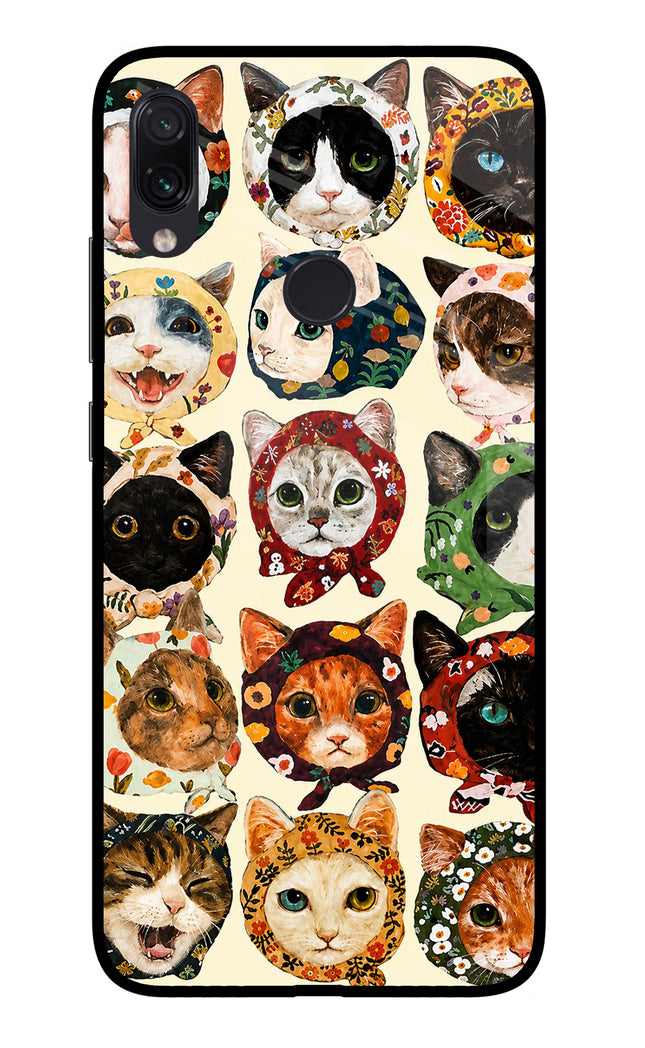 Cool Cat Redmi Note 7S Glass Case
