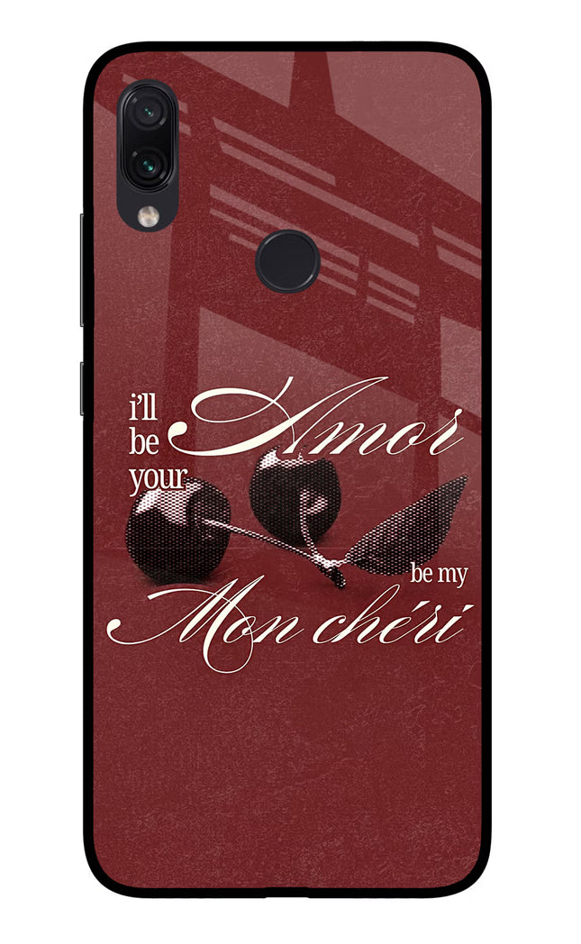 Velvet Cherry Redmi Note 7S Glass Case