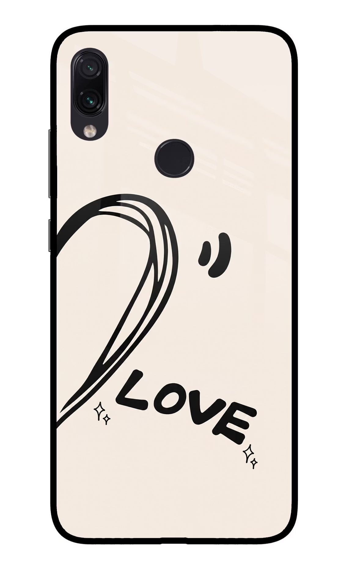 Soul Line Redmi Note 7S Glass Case