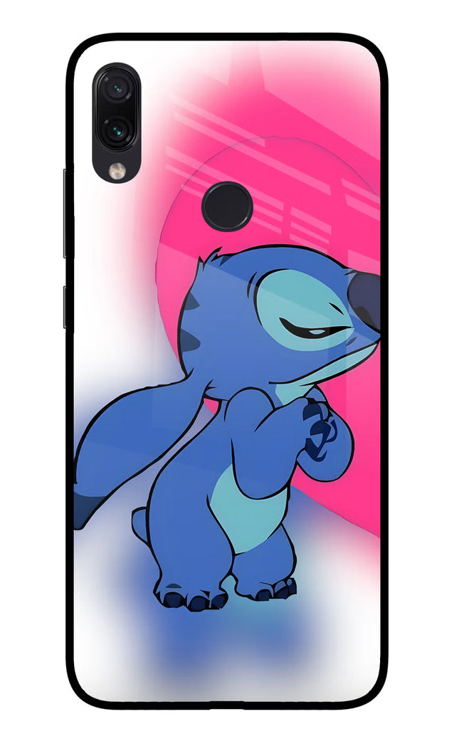 Stitch Hug Redmi Note 7S Glass Case