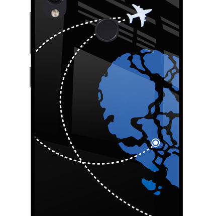 Love Orbit Redmi Note 7S Glass Case Back Cover by Casekaro