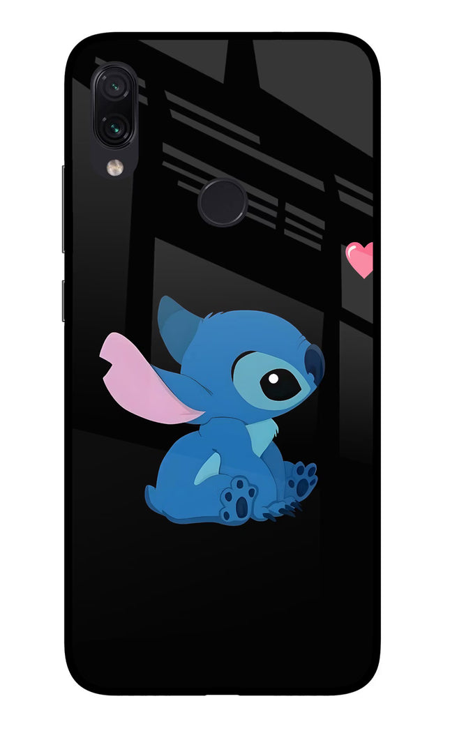 Stitch Crush Redmi Note 7S Glass Case Back Cover by Casekaro