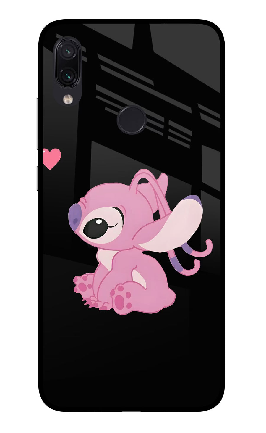 Angel Crush Redmi Note 7S Back Cover, Glass case