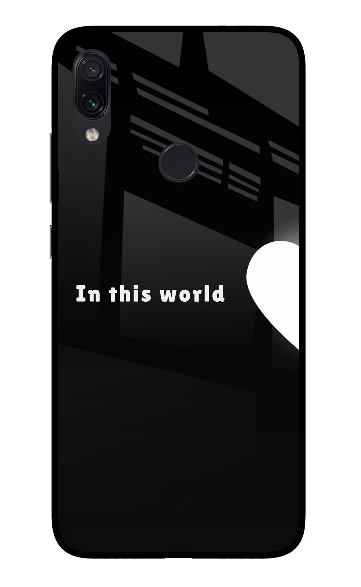 This World Redmi Note 7S Glass Case