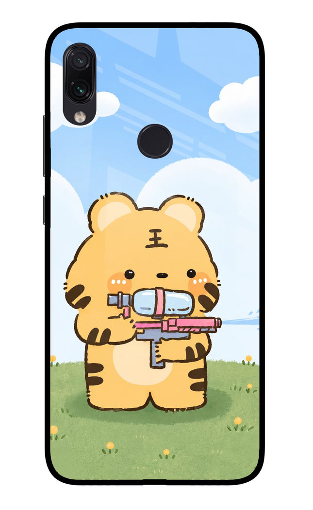 Tiger Treat Redmi Note 7S Glass Case Back Cover by Casekaro