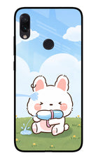 Bunny Treat Redmi Note 7S Glass Case