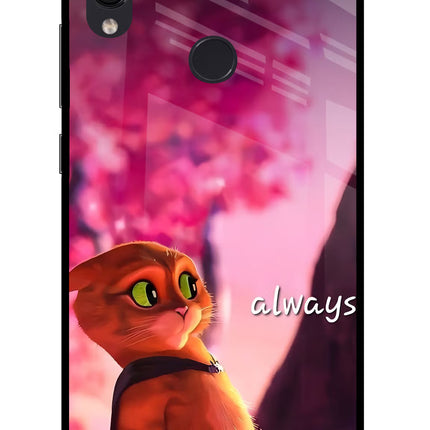 Always Cat Redmi Note 7S Glass Case