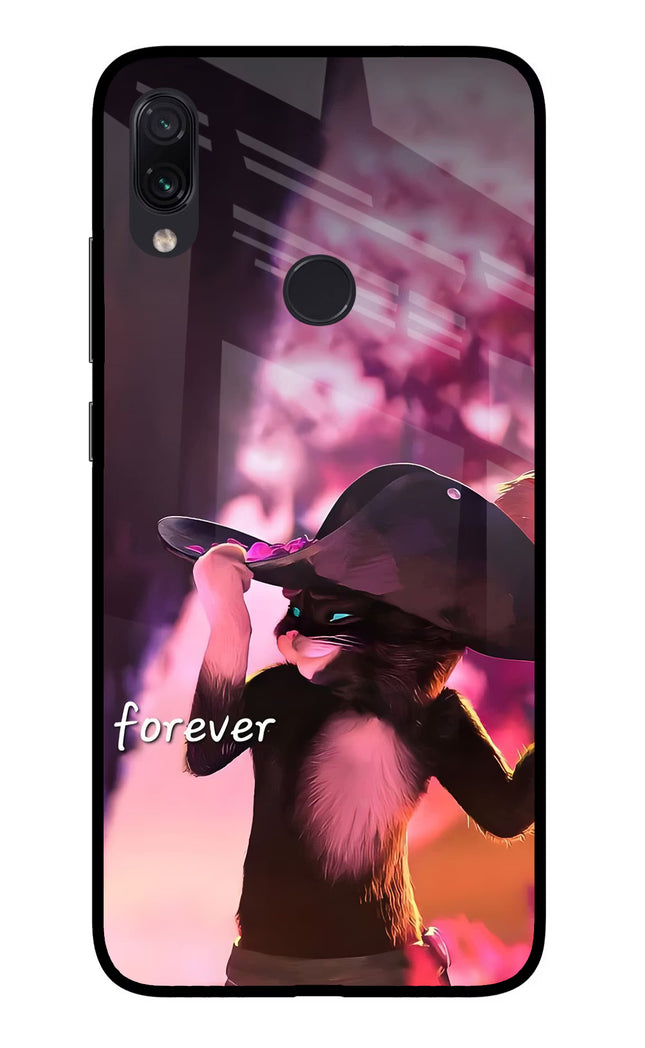 Forever Cat Redmi Note 7S Glass Case