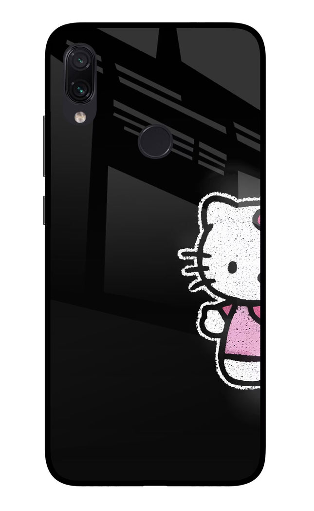 Kitty Charm Redmi Note 7S Glass Case