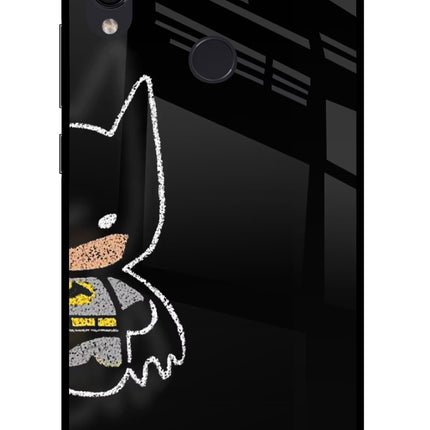 Bat Kitty Redmi Note 7S Glass Case Back Cover by Casekaro