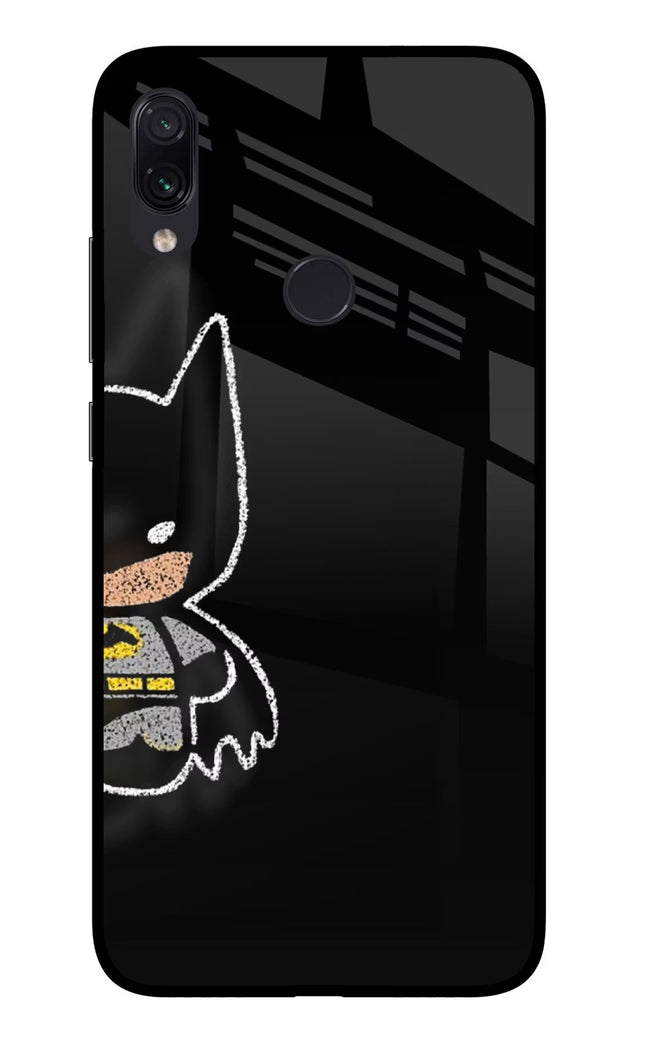 Bat Kitty Redmi Note 7S Glass Case Back Cover by Casekaro