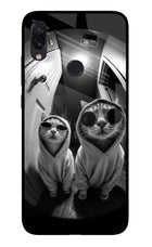 Hood Cats Redmi Note 7S Glass Case