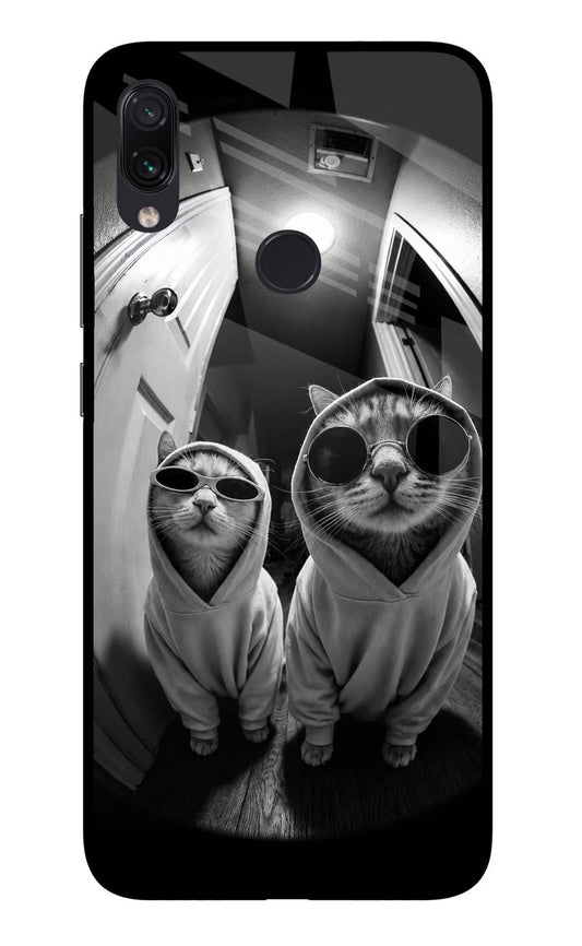 Hood Cats Redmi Note 7S Glass Case