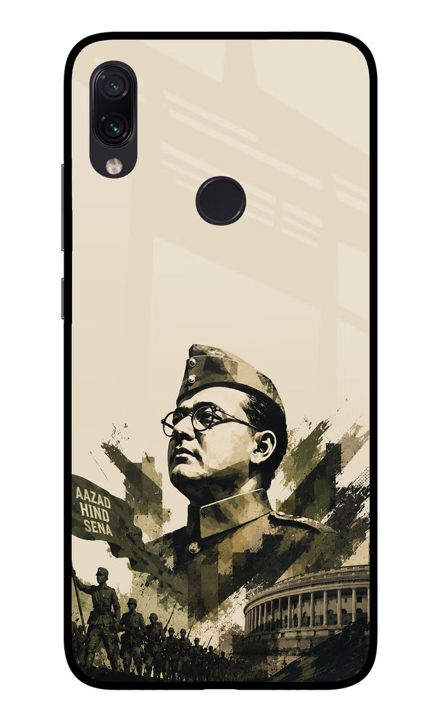 Netaji Rising Redmi Note 7S Glass Case