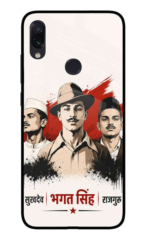 Sardar Patel Iron Will Redmi Note 7S Glass Case