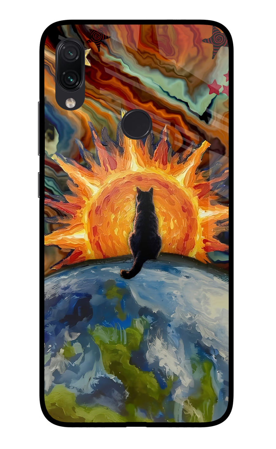 Sunrise Beyond Redmi Note 7S Back Cover, Glass case