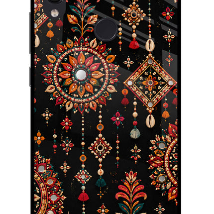Boho Noir Redmi Note 7S Glass Case