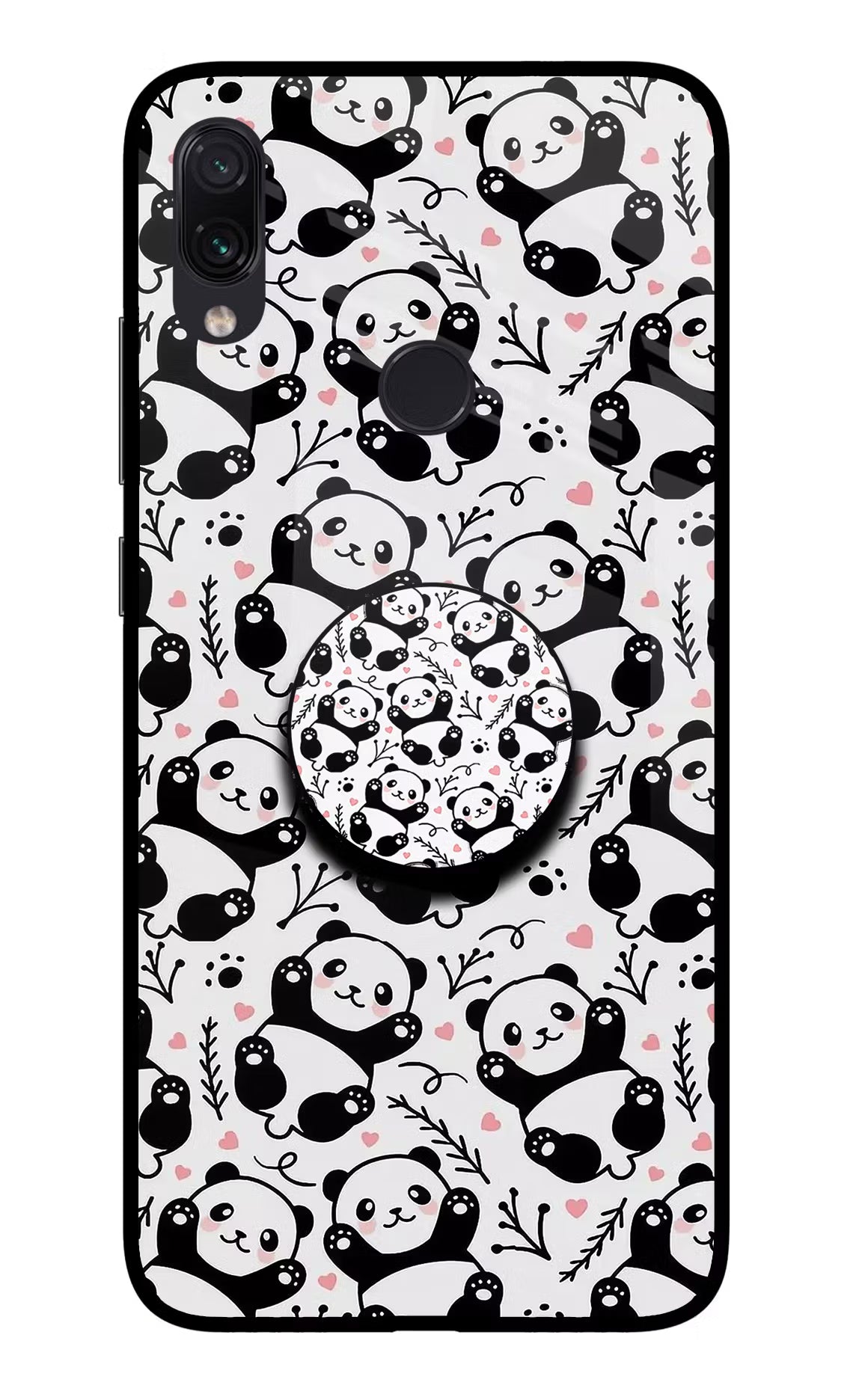 Cute Panda Redmi Note 7S Pop Case by Casekaro