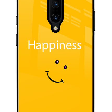 Happiness With Smiley Oneplus 7 Pro Glass Case