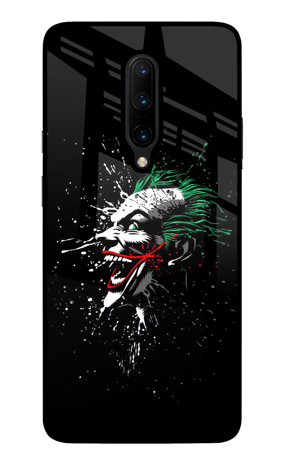 Joker Oneplus 7 Pro Glass Case Back Cover by Casekaro