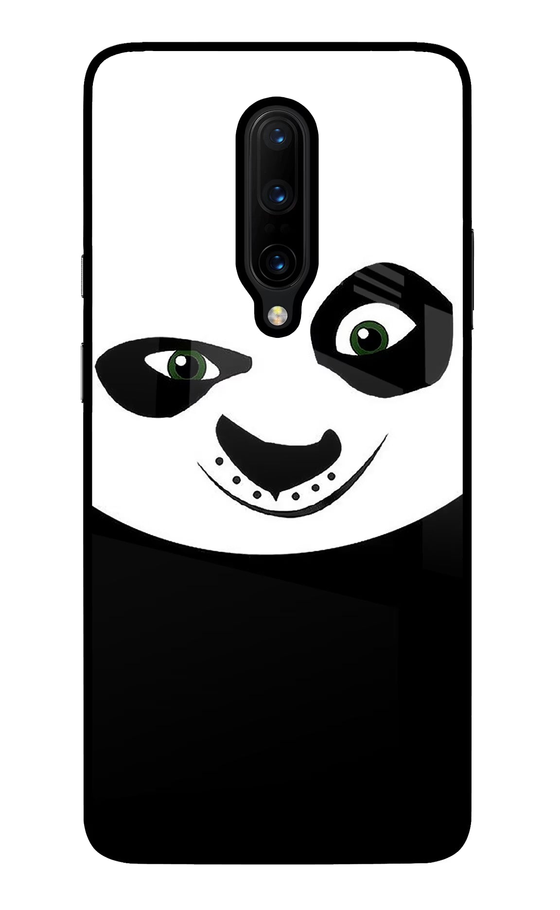 Panda Oneplus 7 Pro Glass Case Back Cover by Casekaro