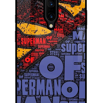 Superman Oneplus 7 Pro Glass Case
