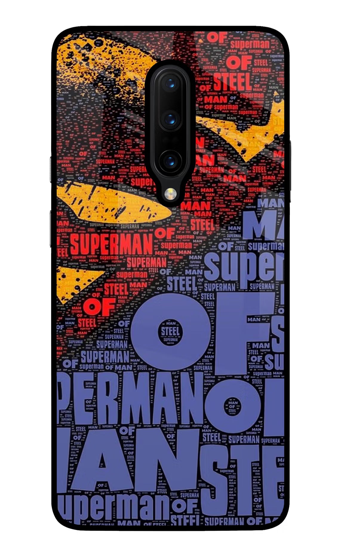 Superman Oneplus 7 Pro Glass Case Back Cover by Casekaro