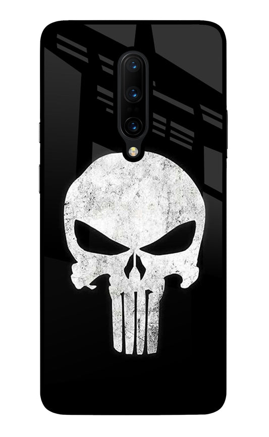 Punisher Skull Oneplus 7 Pro Glass Case
