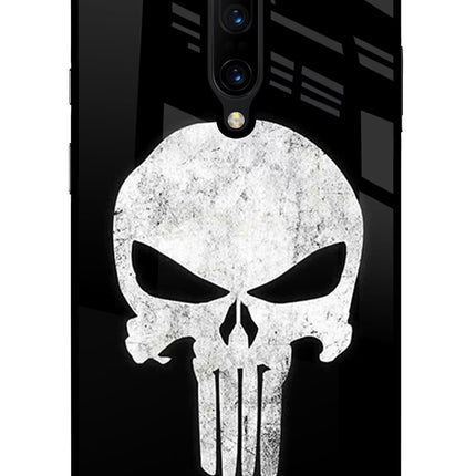 Punisher Skull Oneplus 7 Pro Glass Case